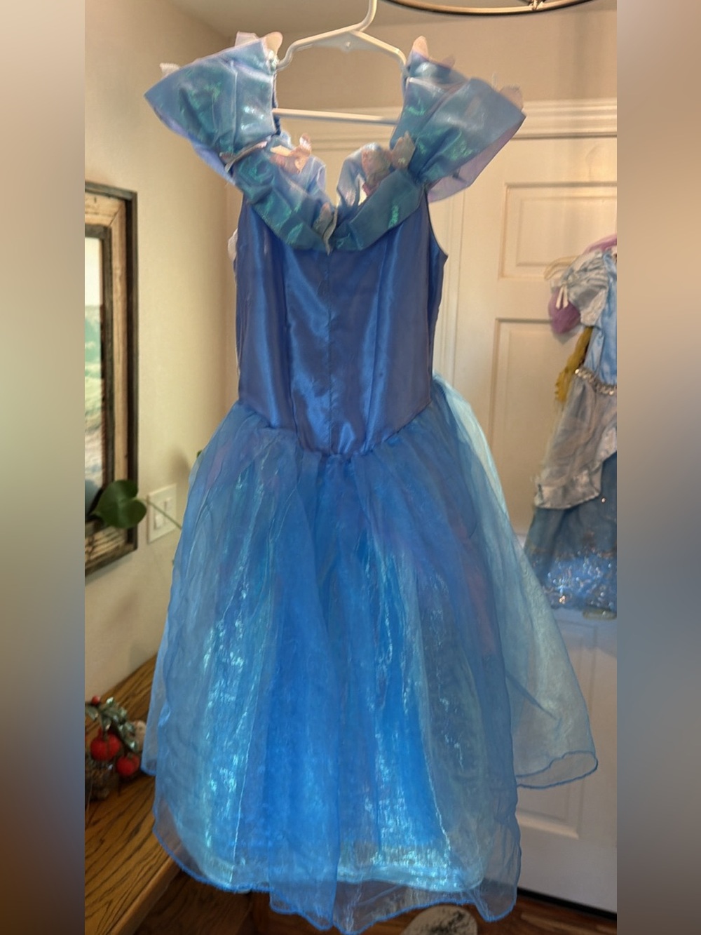 Disney Blue Shimmer Princess Dress Costume
